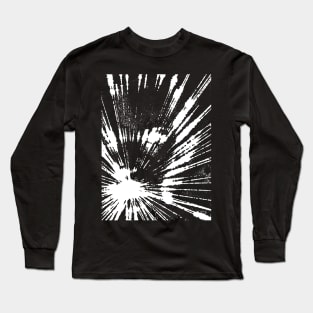 WHITE SHATTERED Long Sleeve T-Shirt